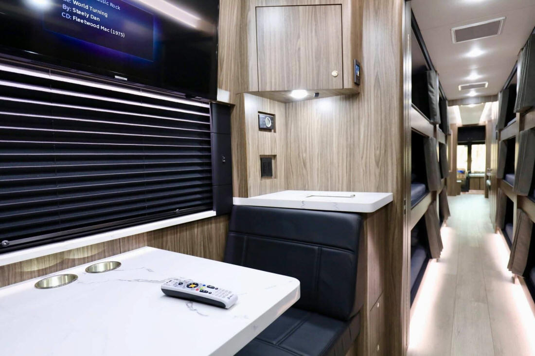 49390 2020 X3-45 Prevost Entertainer Bus For Sale at Staley Bus Sales / Staley Coach, Nashville, Tennessee.